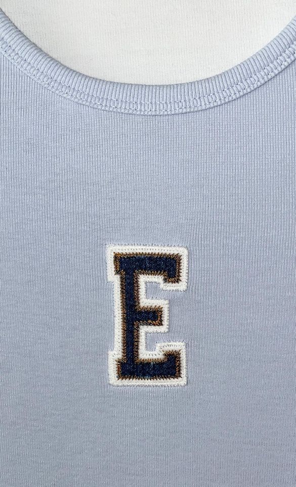 neu Esprit Langarm-Shirt 2in1-Shirt T-Shirt Hellblau Pastell Weiß in Syke