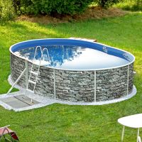 Ovalpool Stahlwand 5.5x3,7x1,2m UVP: 1.599,-€!! Neu & OVP Baden-Württemberg - Erolzheim Vorschau