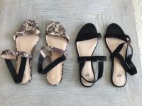 2*Paar*Damen*Sandalen.  Gr. 41*Schlange*Schwarz* Kr. München - Unterschleißheim Vorschau