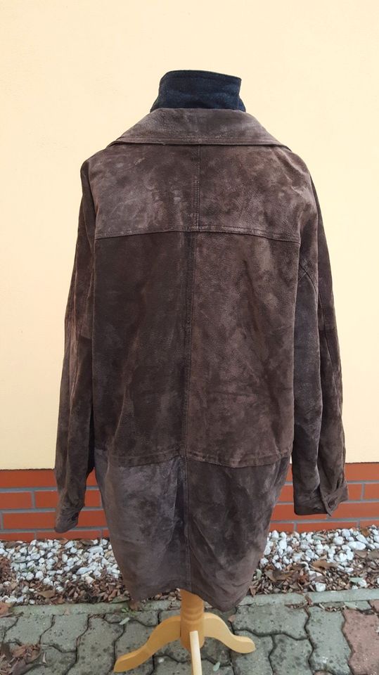 braune Herren Männer Lederjacke Jacke Winterjacke Gr. 58 XXL in Liebenwalde