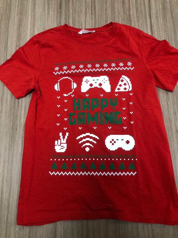 Neues Shirt Weihnachten Gaming PlayStation von H&M 158/164 in Potsdam