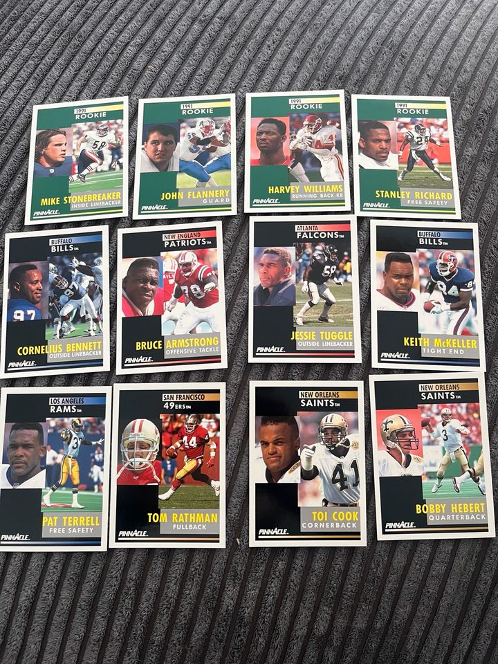 NFL Sammelkarten von 1991 in Ankum