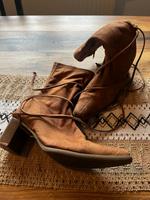 braune camel Stiefeletten Stiefel Cowboystiefel Cowgirl Baden-Württemberg - Aalen Vorschau