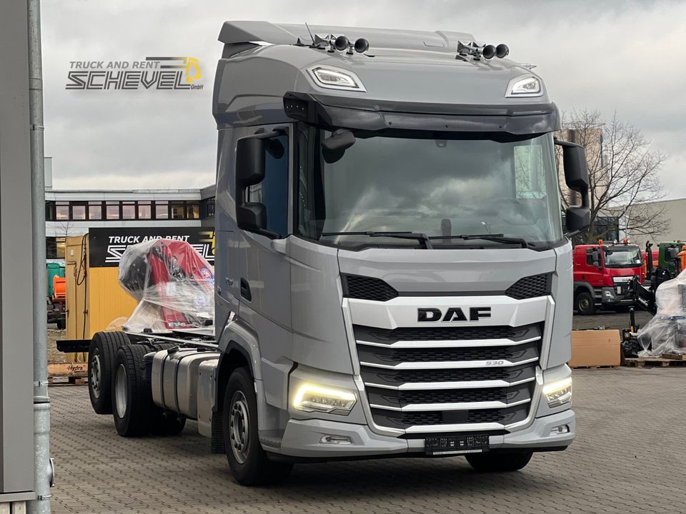 DAF XF 530 | Pritsche mit Ladekran HMF 3220 | JIB 6x2 Lenkachse | in Schüttorf