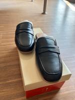 Schwarze Leder Halbschuhe Sí Barcelona Bayern - Burglengenfeld Vorschau