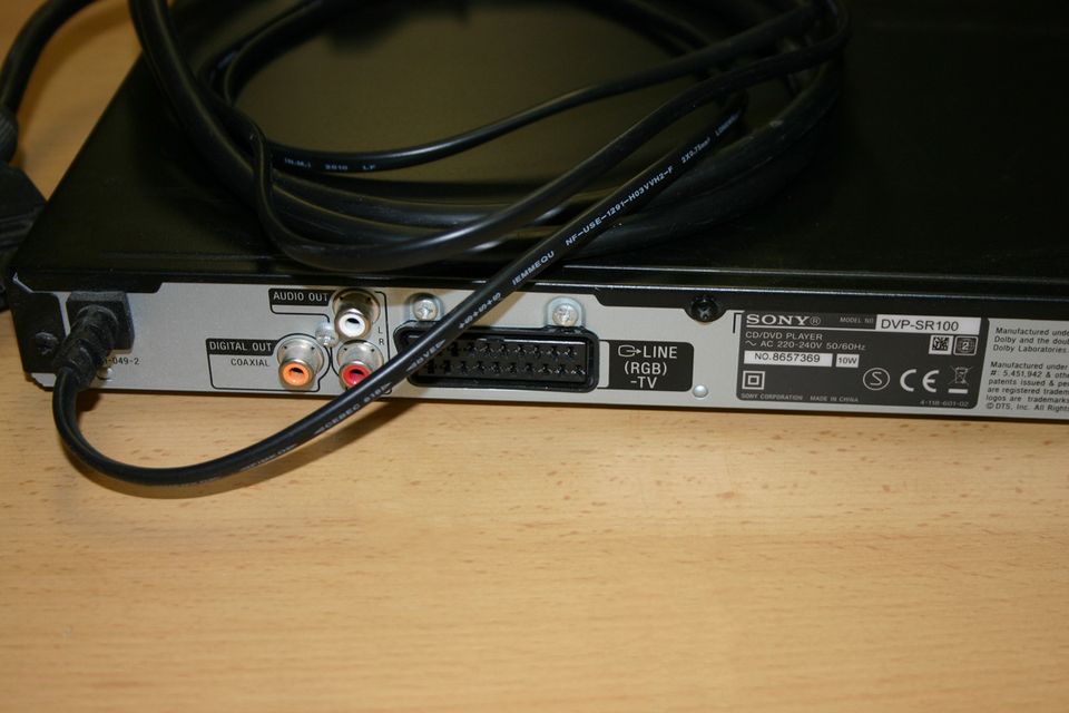Sony DVD-Player „DVP-SR100“, sehr gut erhalten in Altenstadt