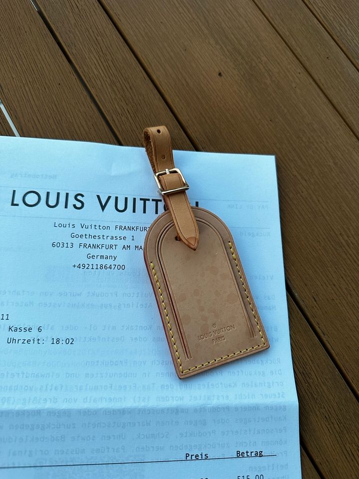 Adressanhänger Louis Vuitton Keepall in Würzburg