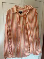 H&M Hemd Orange Gestreift Mix S Frankfurt am Main - Nordend Vorschau