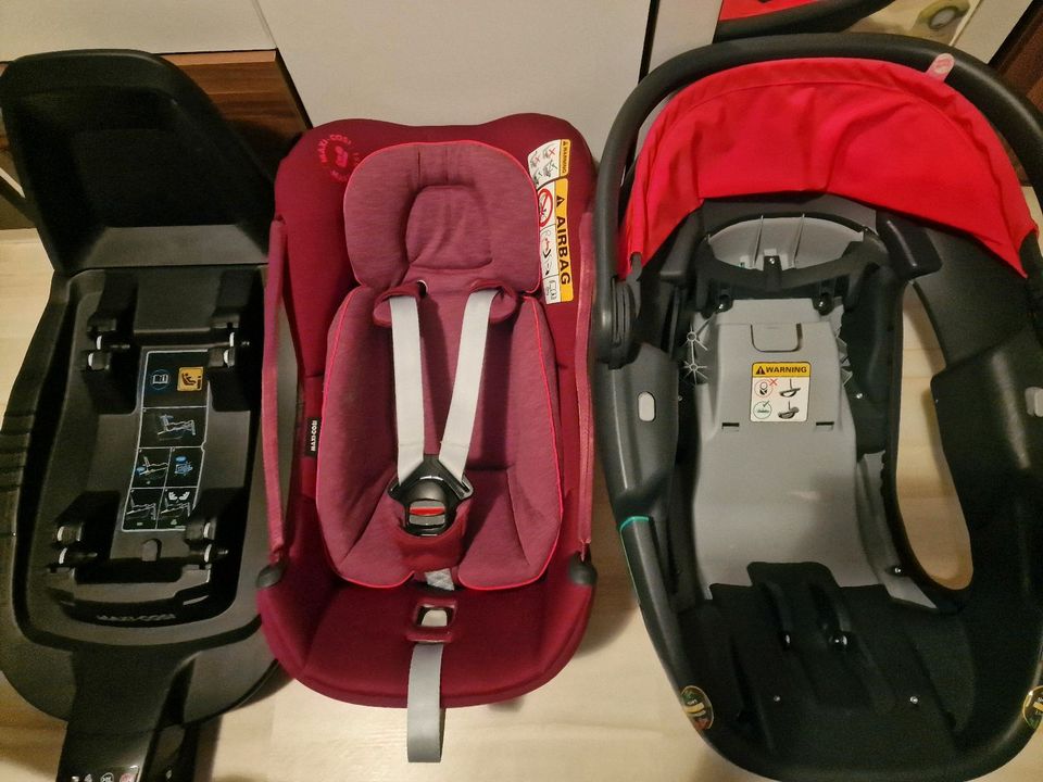 Maxi Cosi Coral + Isofix Station Family Fix 3 in Wismar