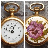 ROYAL SWISS Uhr Taschenuhr Damenuhr Anhänger Kette Schmuck Blume Essen - Essen-Kray Vorschau