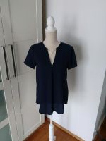 Esprit Bluse kurzarm blau mit Kette Gr 36 Bayern - Karlstadt Vorschau