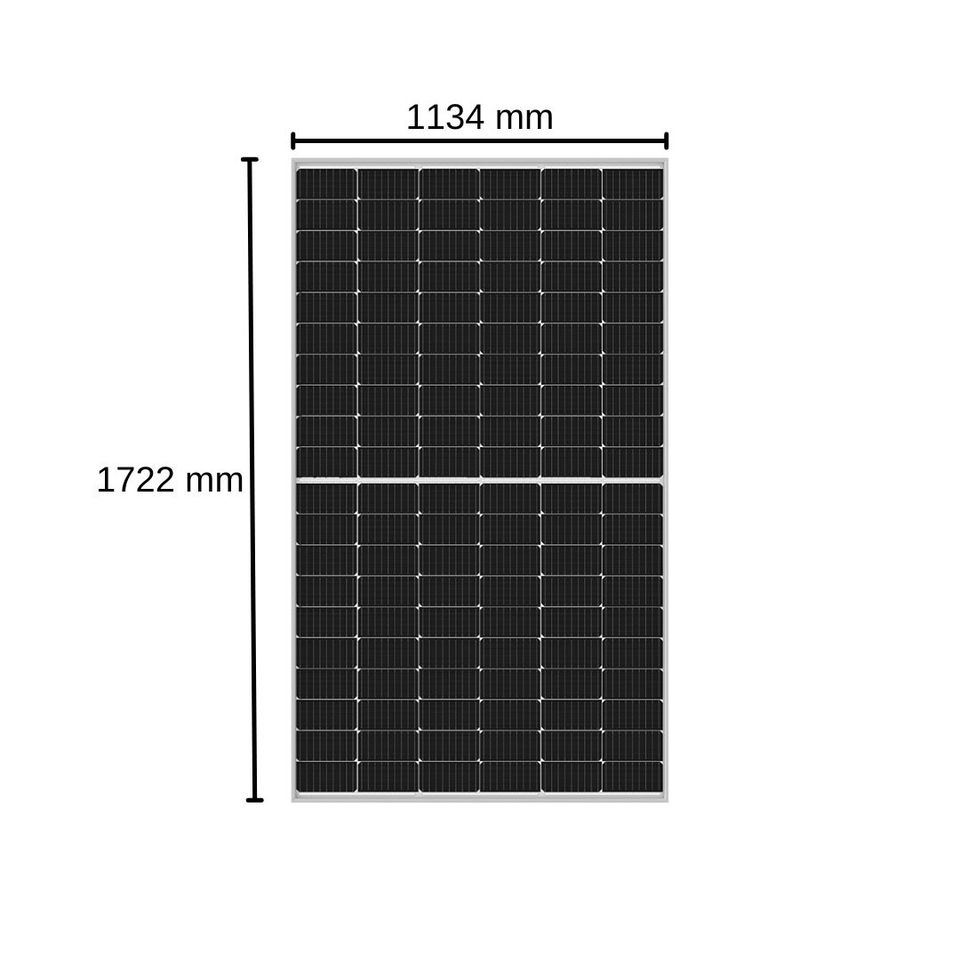 Balkonkraftwerk 820 W mit Flachdach-Set Solaranlage Photovoltaik in Wanderup