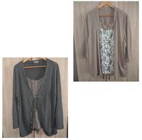 2in1 Shirt top Canda beige grau 50 52 C&A Niedersachsen - Winsen (Luhe) Vorschau
