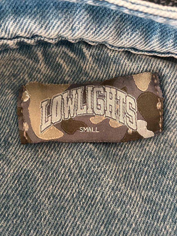 Low Lights Studios Denim Bomber in Lage