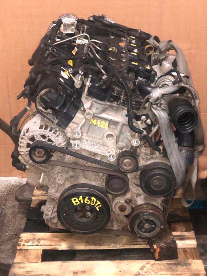 Motor 1.6 CDTI 110PS B16DTL LVM OPEL ASTRA MERIVA 61TKM KOMPLETT in Berlin