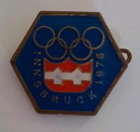 Original Pin Olympische Winterspiele 1976 Innsbruck offiziell Hamburg-Mitte - Hamburg St. Georg Vorschau