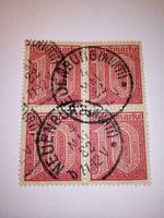4 Briefmarken Deutsches Reich Dienstmarken 10 Pfennig gestempelt Baden-Württemberg - Keltern Vorschau