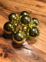 7x Christbaum Kugeln grün Baumschmuck Glas glänzend Bayern - Kirchseeon Vorschau