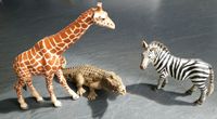 Schleich Safari Giraffe Krokodil Zebra Thüringen - Stadtilm Vorschau