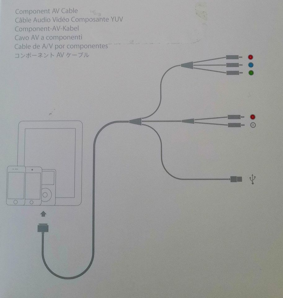 Apple Component AV Cable in Leutenbach
