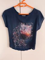 Blaue Kurzarmshirt/ -Bluse von Orsay in Größe S Niedersachsen - Grafhorst Vorschau