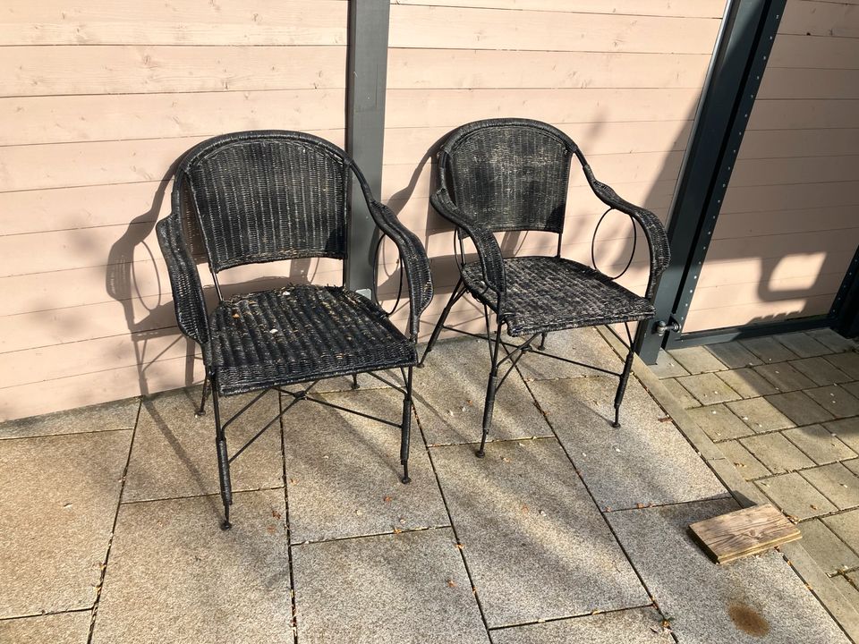 Stuhl Rattan Metall in Gundelfingen a. d. Donau