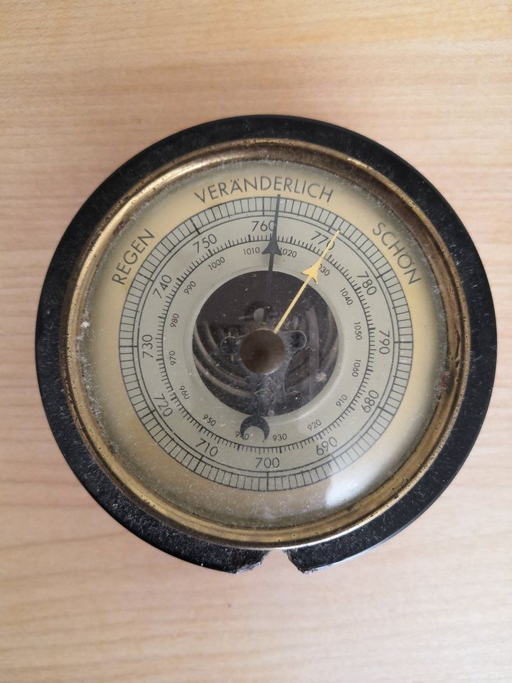 Barometer Wetterinstrument Luftdruck Manometer Meteorologie in Gangkofen