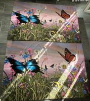 2 x 3D Spielteppich Kinderzimmer Teppich Schmetterling Mitte - Tiergarten Vorschau