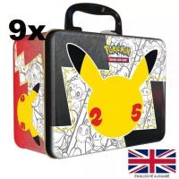 9x Pokemon Celebrations Collector Chest Englisch 25. Case Koffer Nordrhein-Westfalen - Witten Vorschau