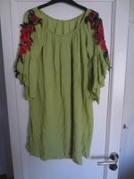 Apfelgrün TUNIKA BLUSE CarmenStyle Stickerei Trompetenärmel 48/50 Bayern - Schwabach Vorschau