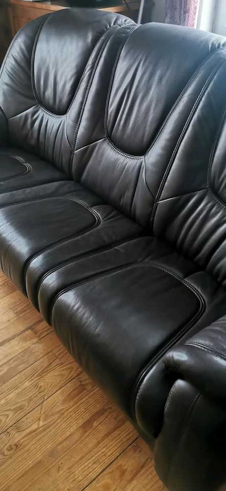 Echtledersofa braun in Lünebach