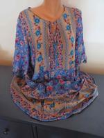 Tunika 50  Longshirt Kleid Hippie Urlaub Strandtunika Blumen neu Hessen - Solms Vorschau