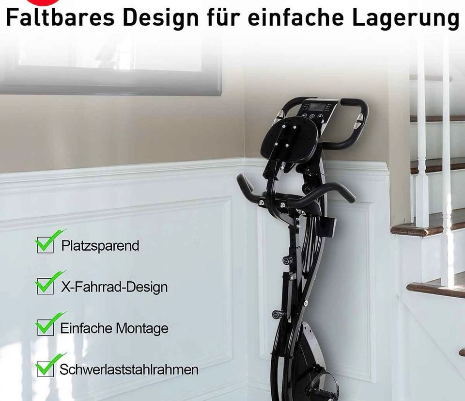 HOMCOM Heimtrainer »Fahrradtrainer mit LCD Display« in München