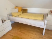 Einzelbett Gästebett Bett weiß Kiefer mit Lattenrost 90 x 200 Kr. Altötting - Pleiskirchen Vorschau