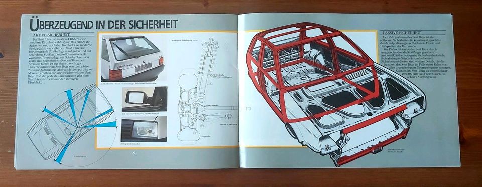 Prospekt Seat Ibiza 1986  Österreich in Hildesheim