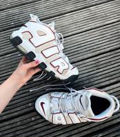 Nike Air More Uptempo '96 Sneaker weiß-rot Nordrhein-Westfalen - Lage Vorschau
