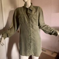 Public Seide Bluse Safari Style khaki Gr. 42 Rheinland-Pfalz - Temmels Vorschau