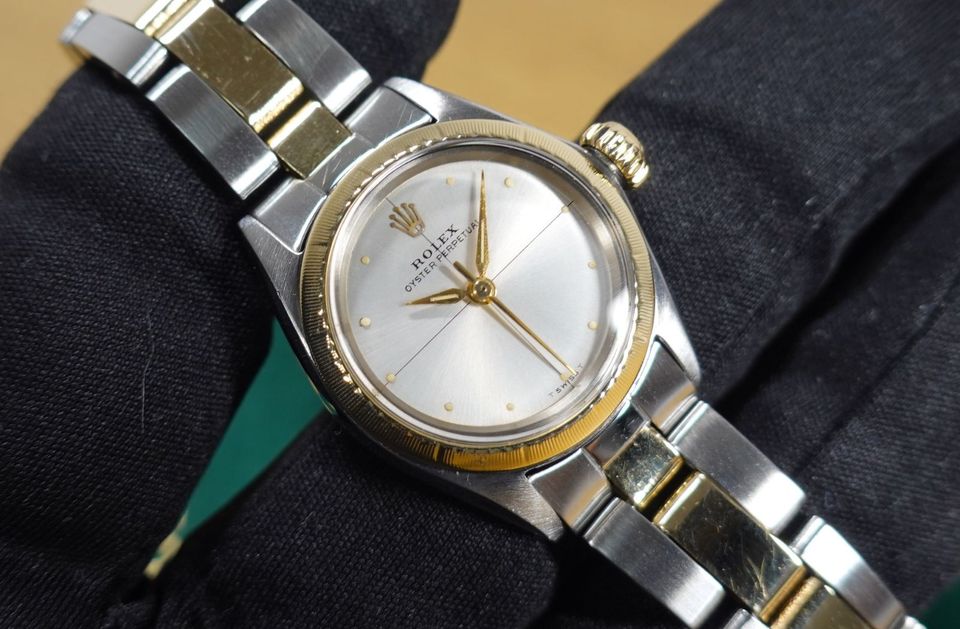 ROLEX 25 mm ZEPHYR Oyster Perpetual Lady Ref. 6621 Oysterband in Gerblinghausen