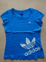 ADIDAS T-Shirt Damen blau weiß Gr. M 38 Shirt Frauen Baden-Württemberg - Herrenberg Vorschau