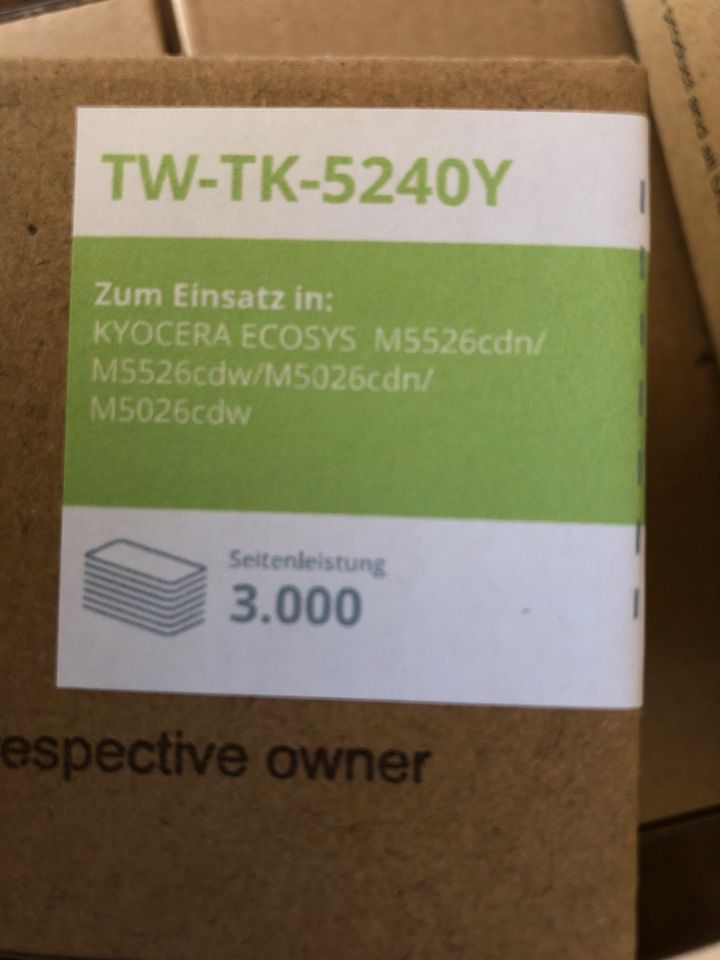 18x TW-TK-5240 Tonerkartuschen Kyocera ECOSYS in Trebbin