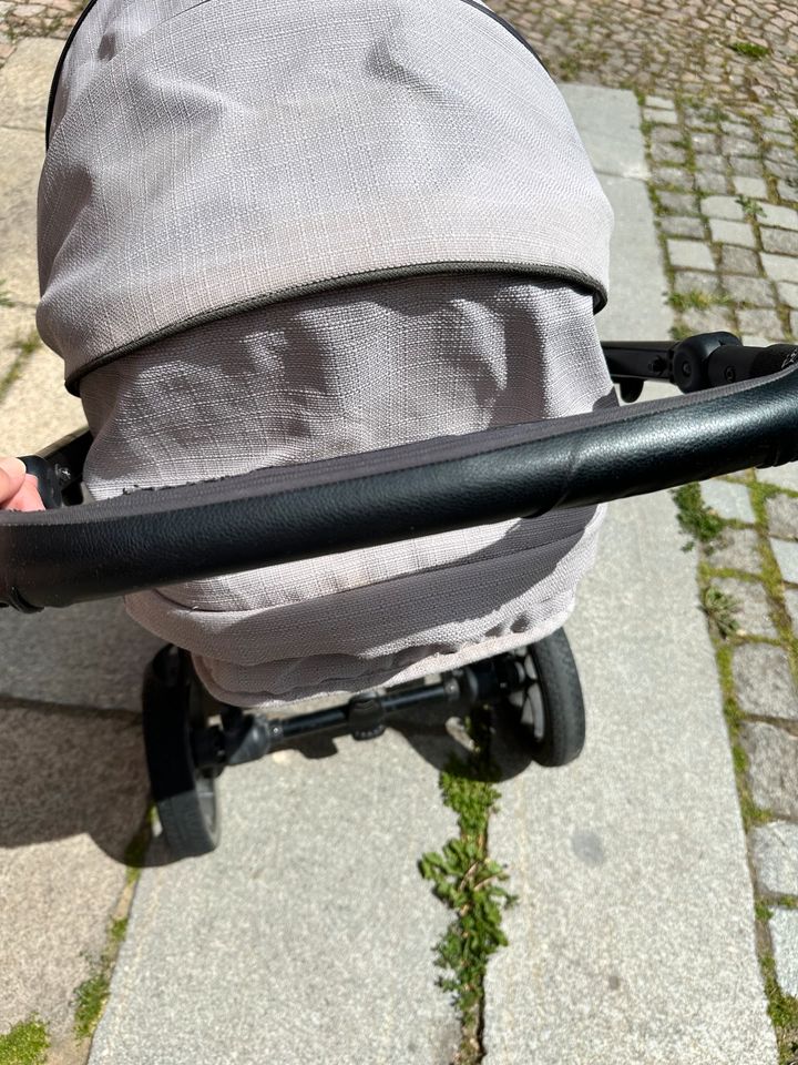 Kombi Kinderwagen Moon Lusso Grau in Kirchberg