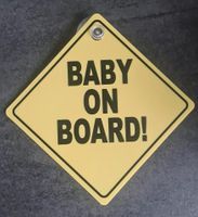 Schild Baby on board! mit Saugnapf Bremen - Neustadt Vorschau