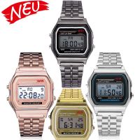 ✅NEU✅Herren Damen Digital Uhr LED Armbanduhr Metall Retro Quarz 3 Essen - Bredeney Vorschau