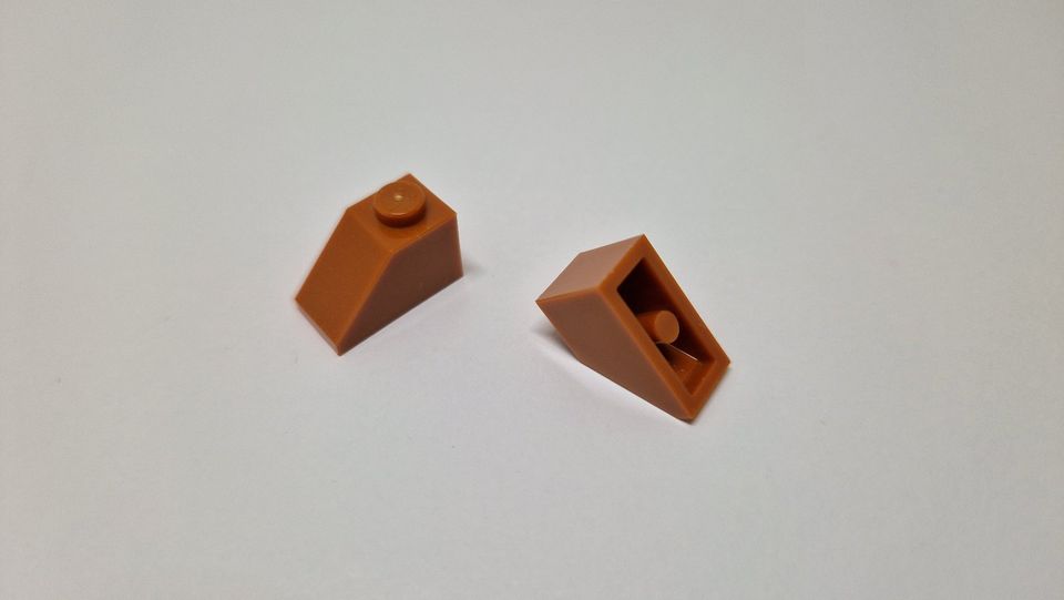 50 x Lego 1x2 Dachstein NEU dunkelorange braun 3040 Slope in Hennef (Sieg)