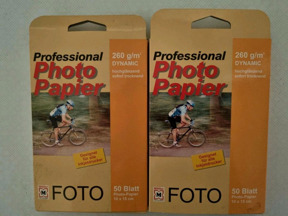 Hochwertiges Photo Papier 5 Packungen Set Neu in Schongau