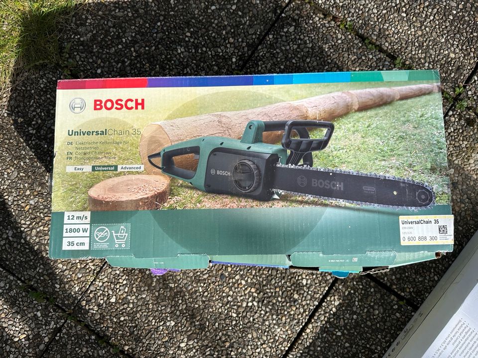 NEUER PREIS! Bosch Kettensäge 35cm 1800w in Unterhaching