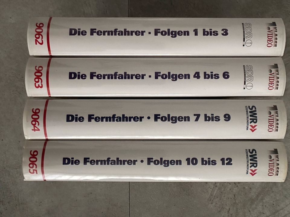 DIE FERNFAHRER Folge 1-12 TV-Serie komplett 4 VHS-Casetten in Titz