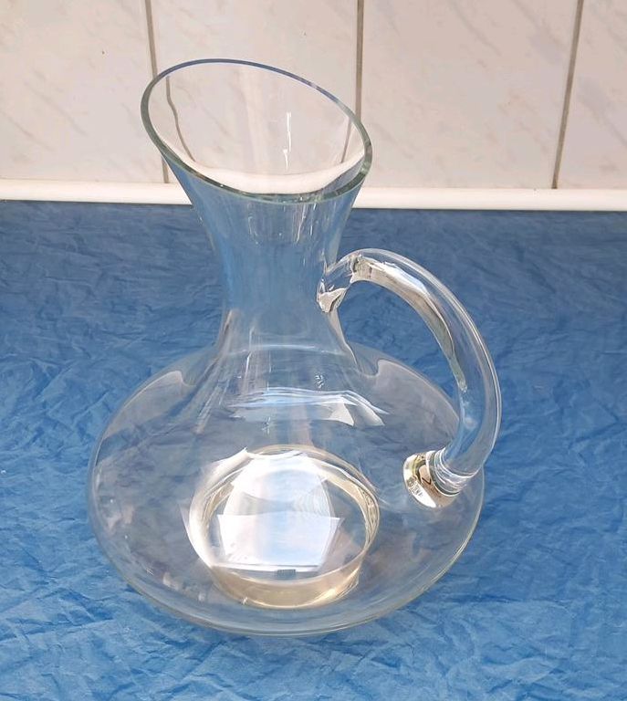 Weinkaraffe Dekanter Glas 24 cm hoch in Lübeck