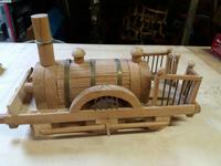 Dampflock aus Holz aus DDR Zeiten Sachsen - Glauchau Vorschau