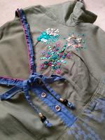 Kleid Hippie Boho Spitze Pailletten Rüschen Gr M Bayern - Helmbrechts Vorschau